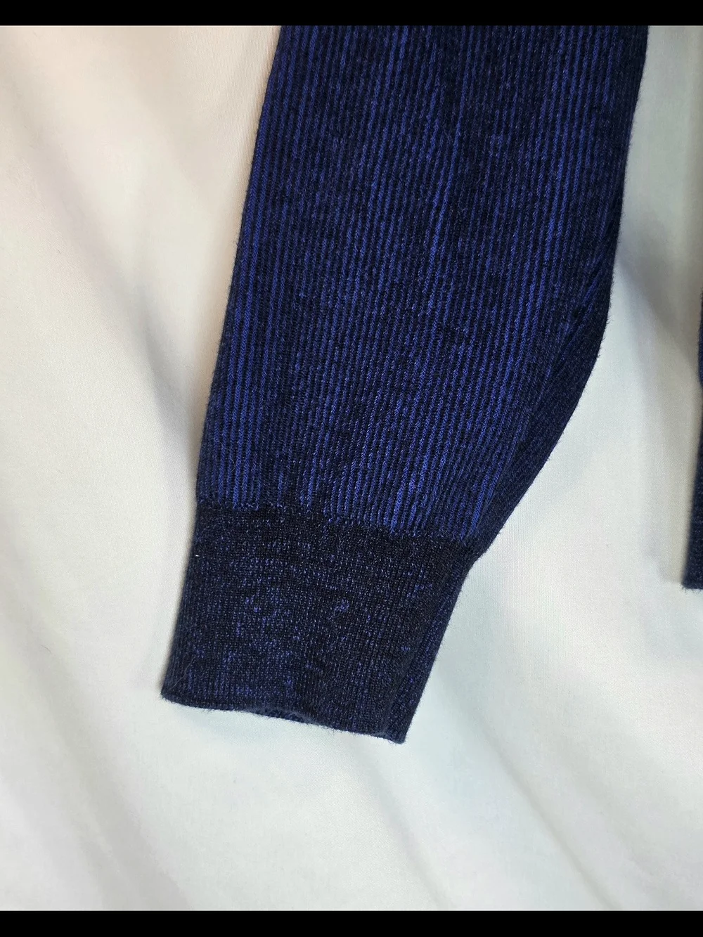Banana Republic Men's Smart-Casual Preppy Melange Coloring Ribbed Sweater Size L